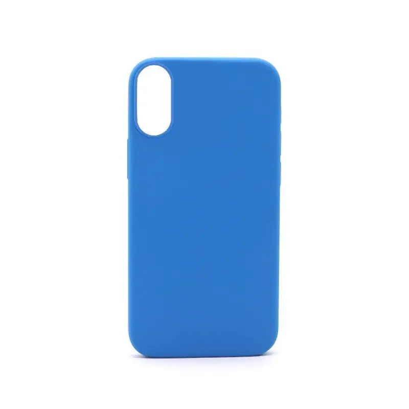 LindeCovers iPhone X - Silikonecover 3 Deep Lake Blue