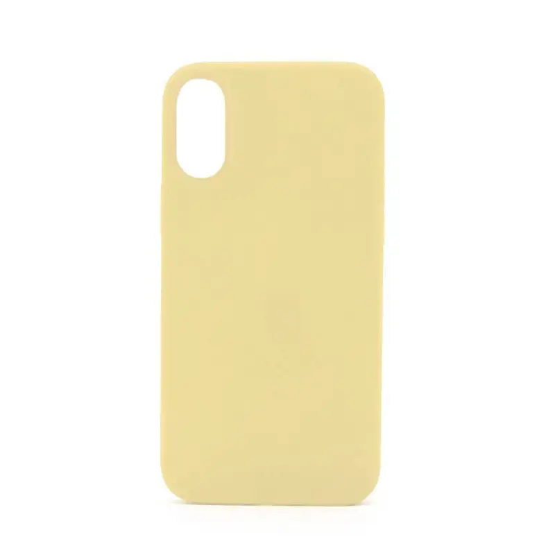 LindeCovers iPhone X - Silikonecover 51 Milk Yellow