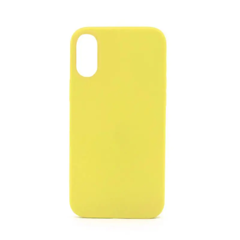 LindeCovers iPhone X - Silikonecover 37 Lemon Yellow