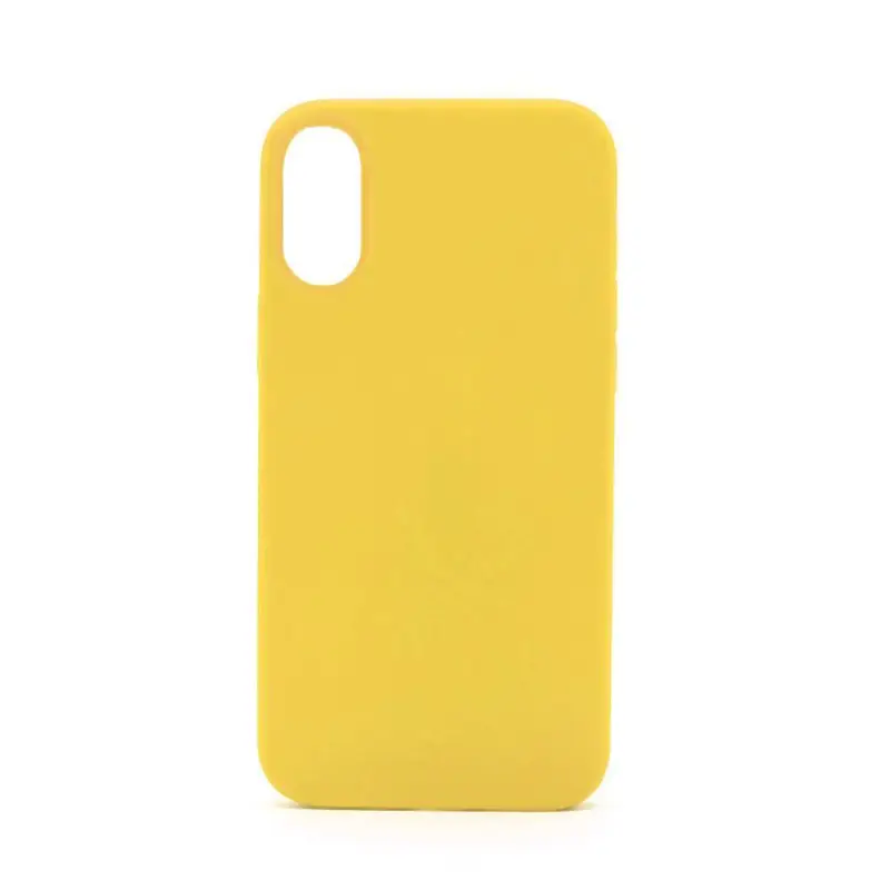 LindeCovers iPhone X - Silikonecover 55 Light Yellow