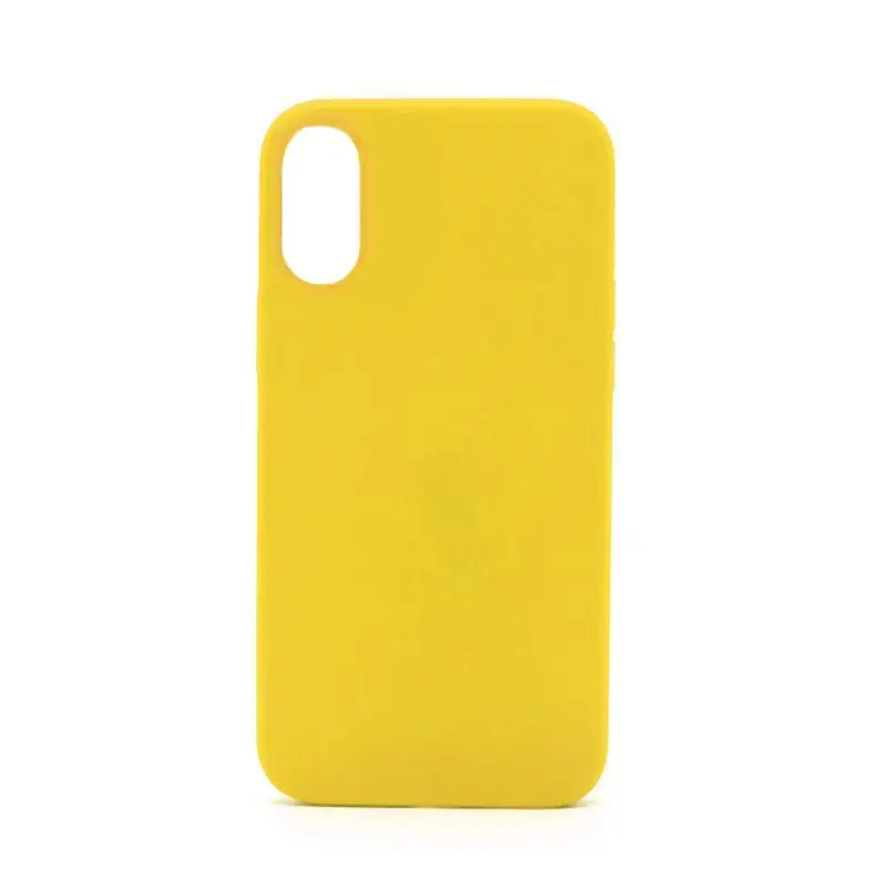 LindeCovers iPhone X - Silikonecover 4 Yellow