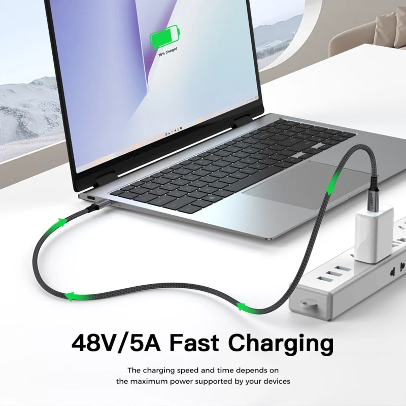 LindeCables USB-C 4.0 Gen 3 240W Premium kabel - 1 m