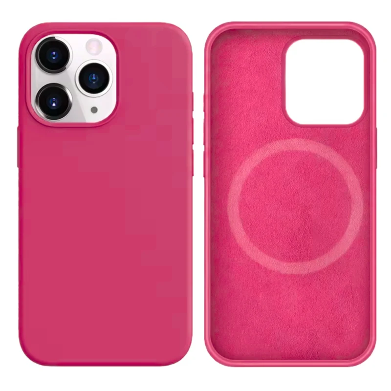 LindeCovers iPhone 12/12 Pro Silikonecover - MagSafe Kompatibel 54 Dragon Fruit Color