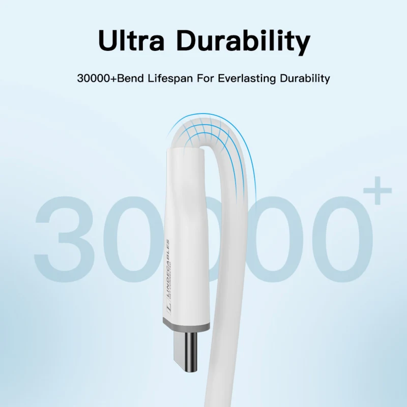 LindeCables USB-C 2.0 Silikonekabel 60W - 2 m