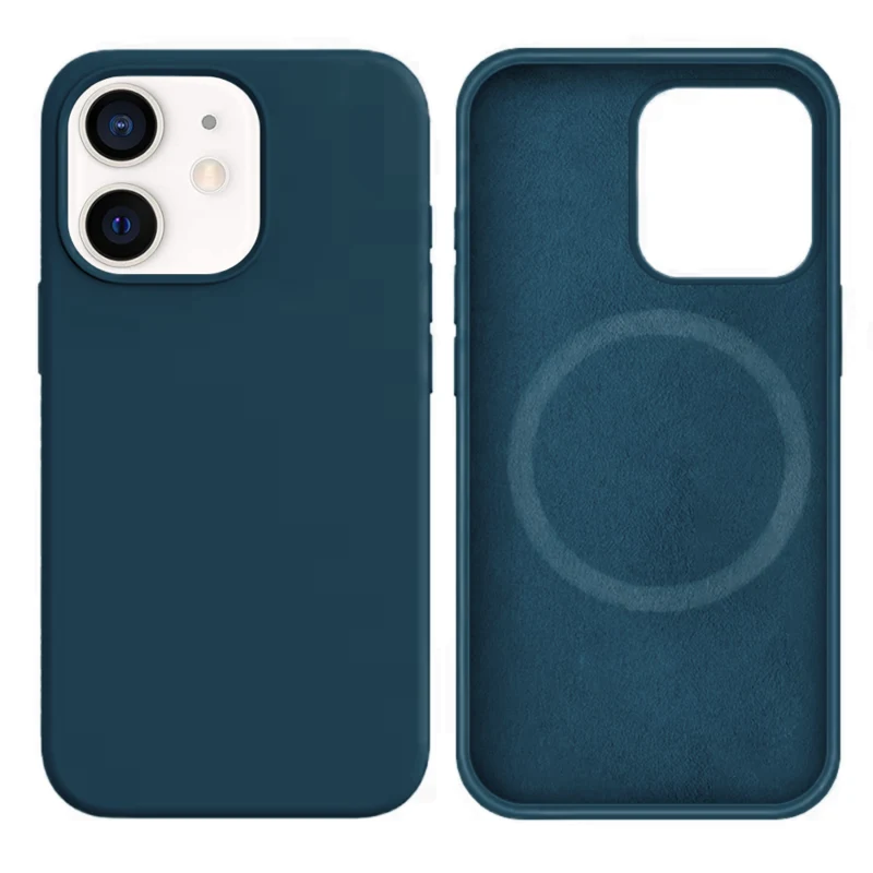 LindeCovers iPhone 12 Mini Silikonecover - MagSafe Kompatibel 35 Starry Blue