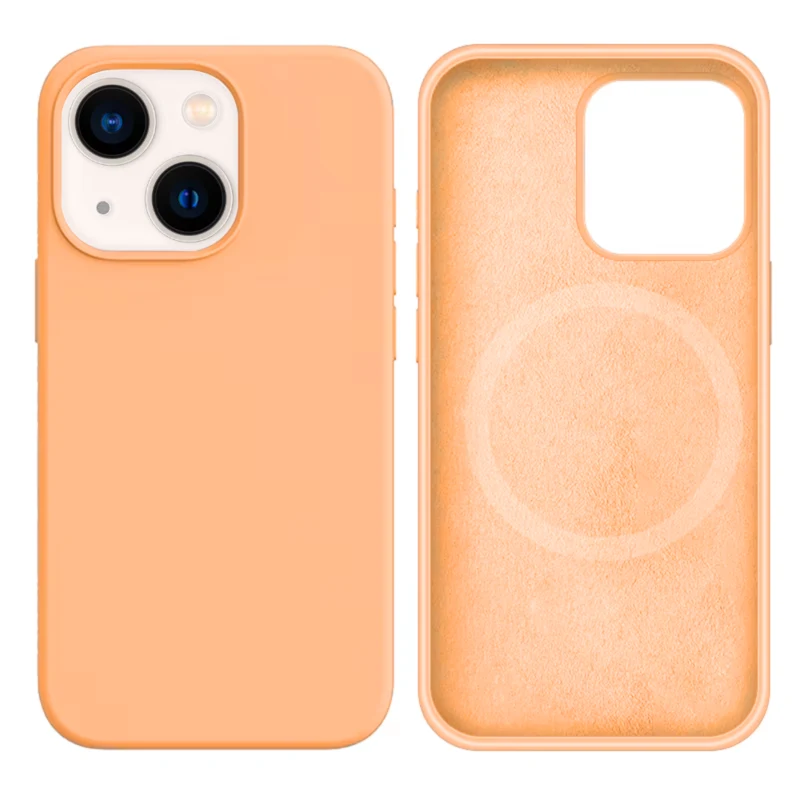 LindeCovers iPhone 13 Silikonecover - MagSafe Kompatibel 69 Honeydew
