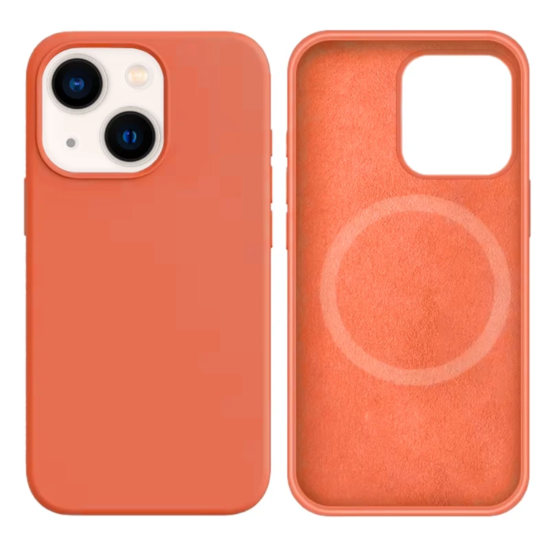 LindeCovers iPhone 13 Silikonecover - MagSafe Kompatibel 27 Begonia