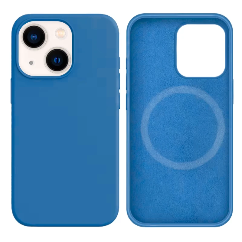 LindeCovers iPhone 13 Silikonecover - MagSafe Kompatibel 38 Cowboy Blue