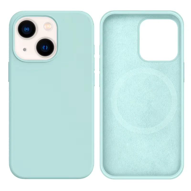 LindeCovers iPhone 13 Silikonecover - MagSafe Kompatibel 73 Light Lime Green