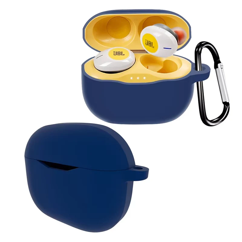 LindeCovers JBL Tune 120/125TWS - Silikone Cover 2 Dark Blue