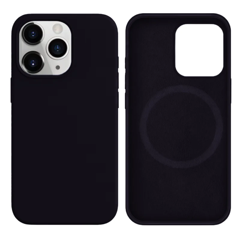 LindeCovers iPhone 13 Pro Max Silikonecover - MagSafe Kompatibel 77 Berry Purple