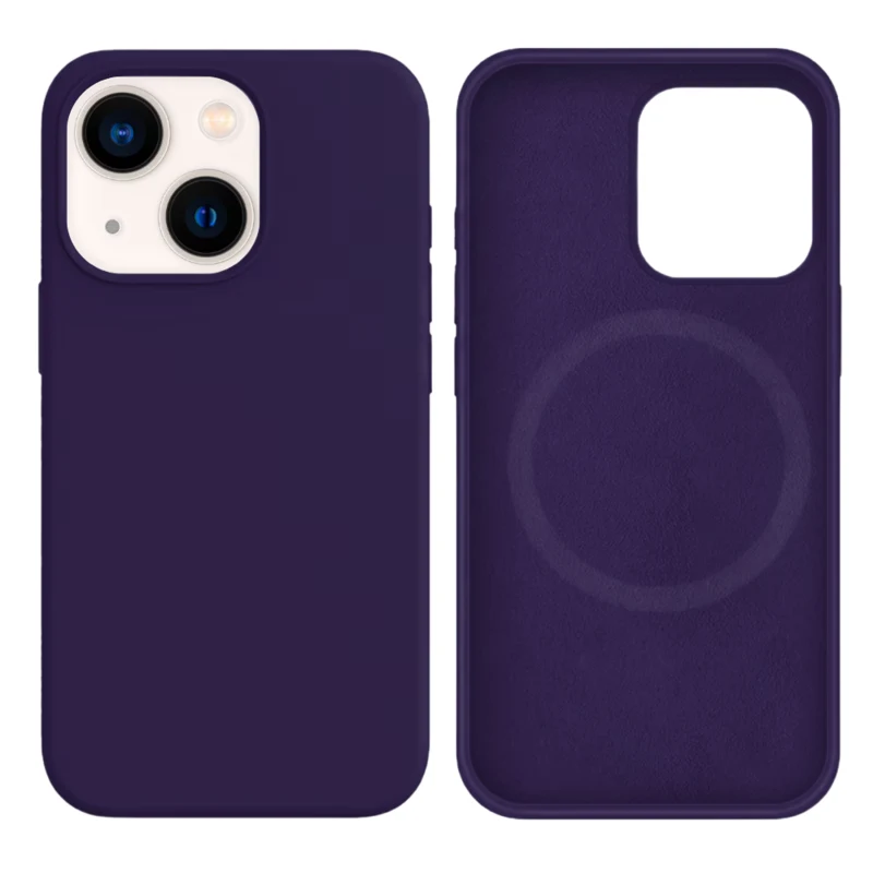 LindeCovers iPhone 14 Silikonecover - MagSafe Kompatibel 71 Amethyst