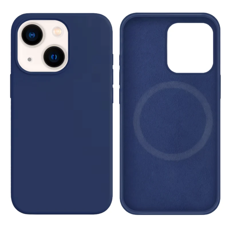 LindeCovers iPhone 14 Silikonecover - MagSafe Kompatibel 57 Ice Ocean Blue