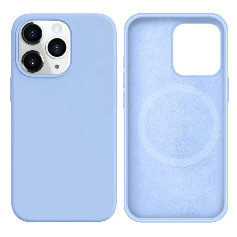 LindeCovers iPhone 14 Pro Silikonecover - MagSafe Kompatibel 5 Lilac Purple