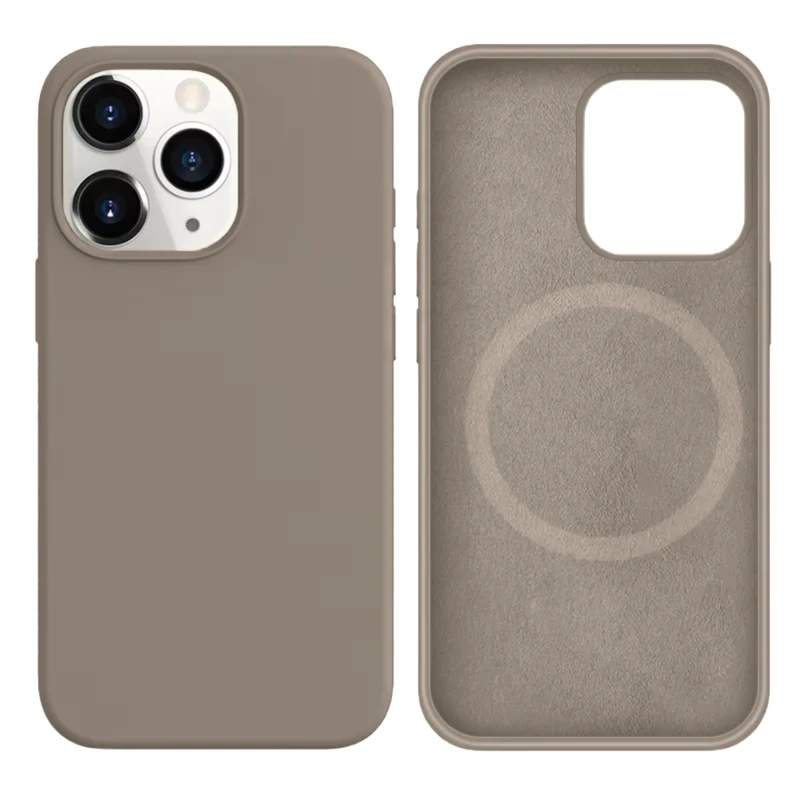 LindeCovers iPhone 14 Pro Max Silikonecover - MagSafe Kompatibel 23 Pebble