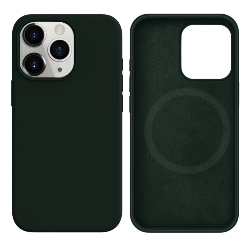 LindeCovers iPhone 14 Pro Max Silikonecover - MagSafe Kompatibel 64 New Green