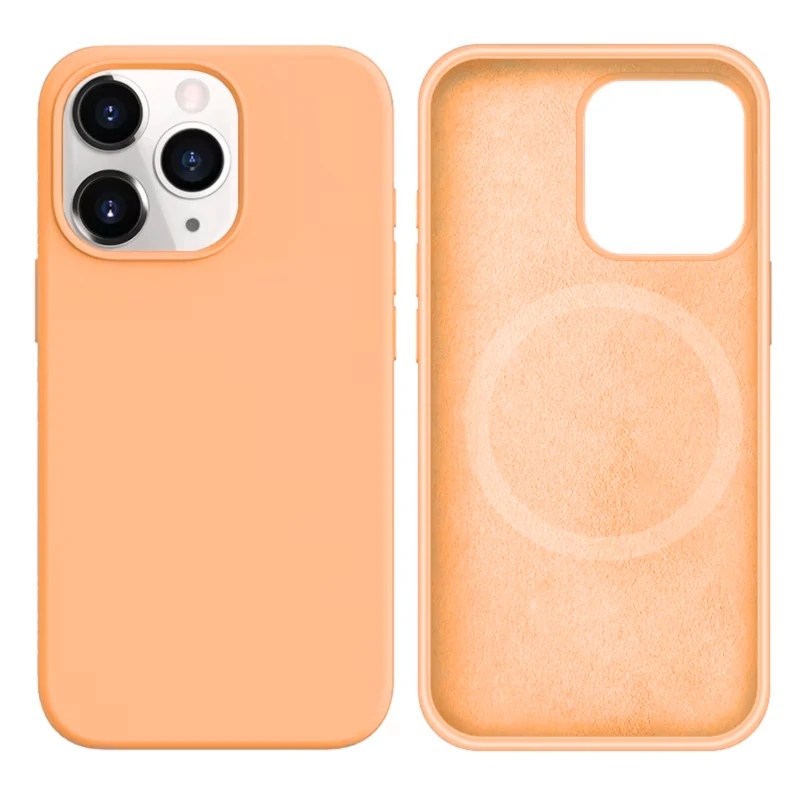 LindeCovers iPhone 15 Pro Max Silikonecover - MagSafe Kompatibel 69 Honeydew