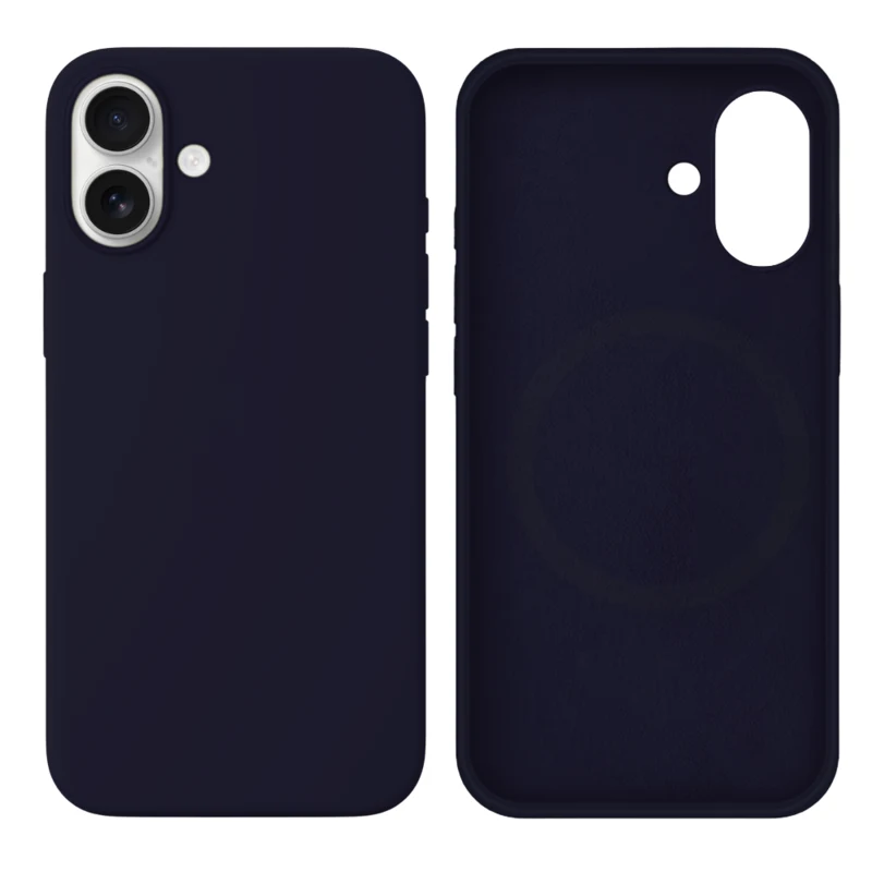 LindeCovers iPhone 16 Silikonecover - MagSafe Kompatibel 77 Berry Purple