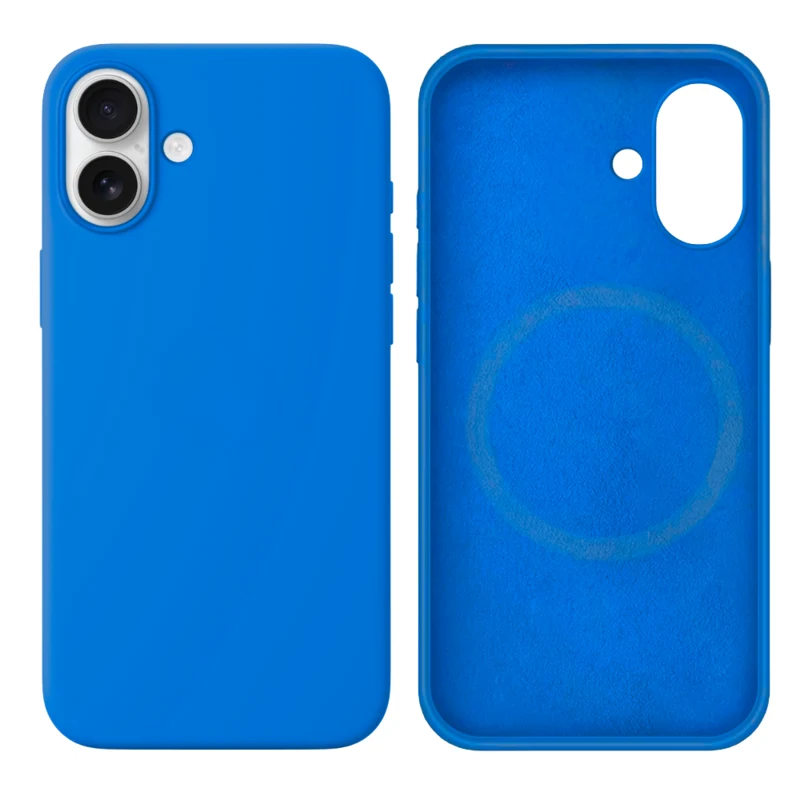 LindeCovers iPhone 16 Silikonecover - MagSafe Kompatibel 70 Mediterranean Blue
