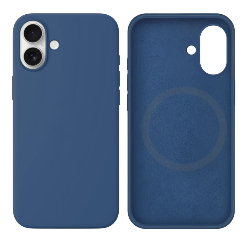LindeCovers iPhone 16 Silikonecover - MagSafe Kompatibel 74 Bird Feather Moniror