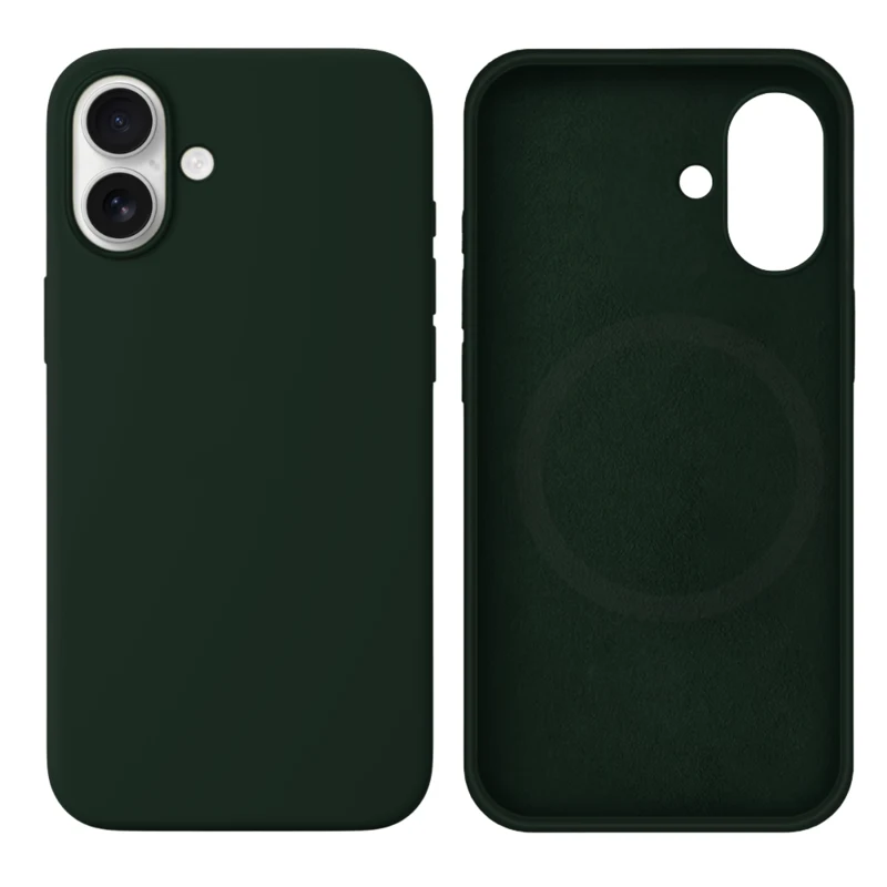 LindeCovers iPhone 16 Silikonecover - MagSafe Kompatibel 64 New Green
