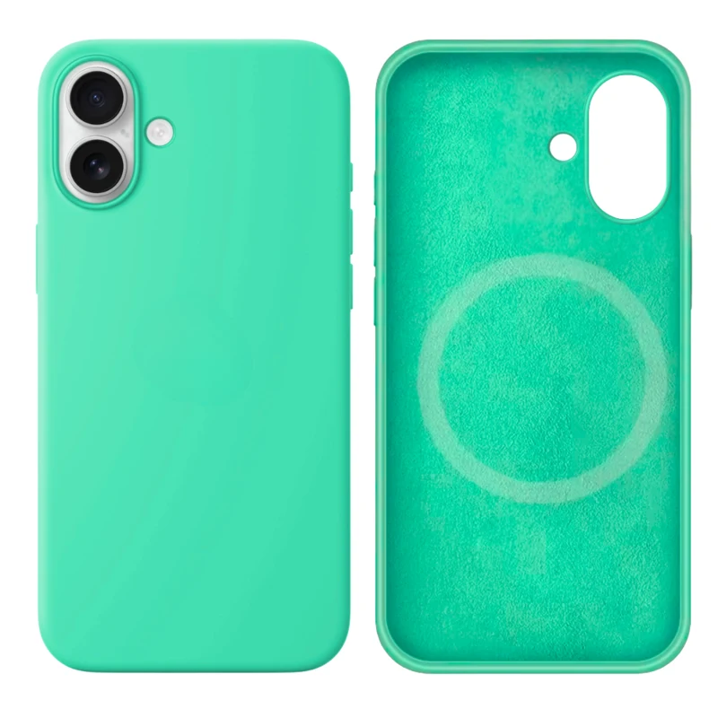 LindeCovers iPhone 16 Silikonecover - MagSafe Kompatibel 50 Rehmannia Green