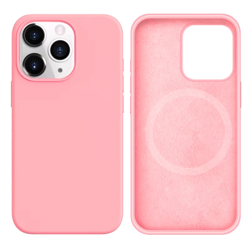 LindeCovers iPhone 16 Pro Max Silikonecover - MagSafe Kompatibel 6 Rose Pink