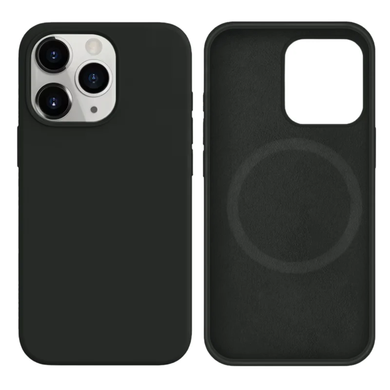 LindeCovers iPhone 16 Pro Max Silikonecover - MagSafe Kompatibel 34 Olive