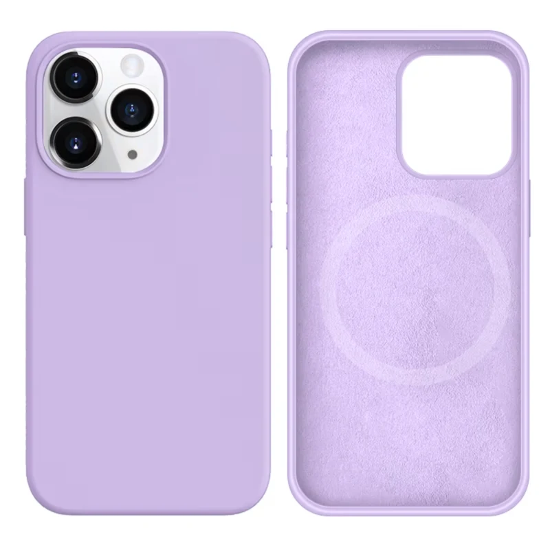 LindeCovers iPhone 16 Plus Silikonecover - MagSafe Kompatibel 76 Lilac