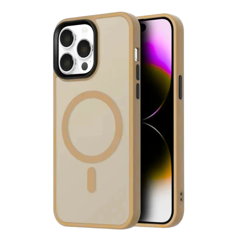 LindeCovers iPhone 11 Pro Transparent Cover - MagSafe Kompatibel 01 Dessert Gold