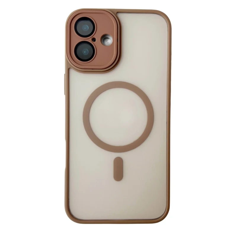 LindeCovers iPhone 11 Premium Transparent Cover - MagSafe Kompatibel 01 Dessert Gold