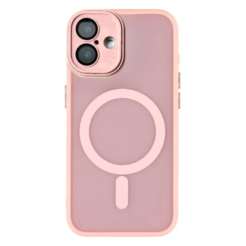 LindeCovers iPhone 11 Premium Transparent Cover - MagSafe Kompatibel 02 Pink