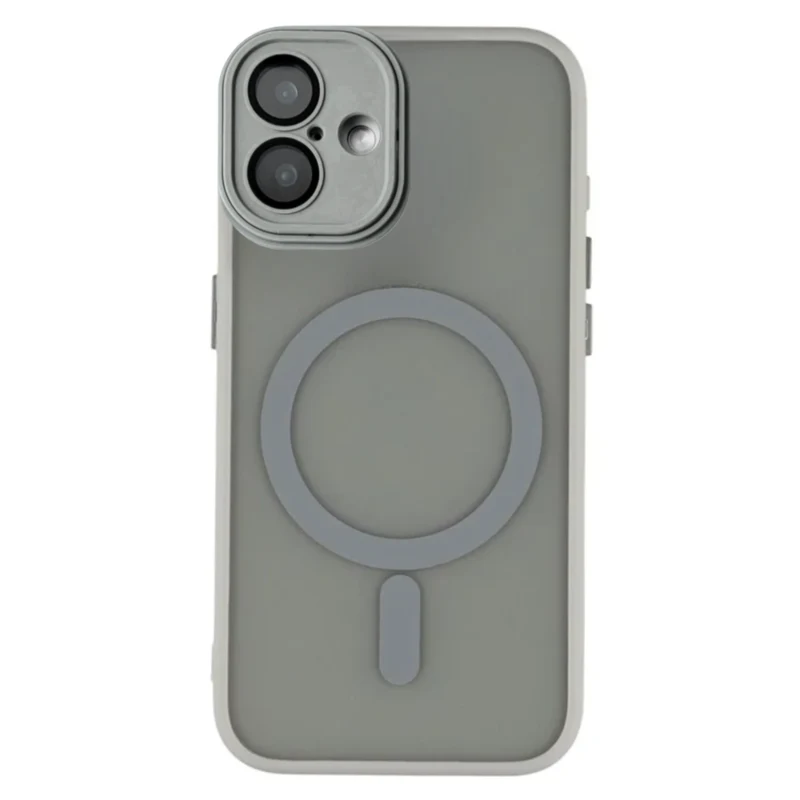 LindeCovers iPhone 11 Premium Transparent Cover - MagSafe Kompatibel 04 Gray