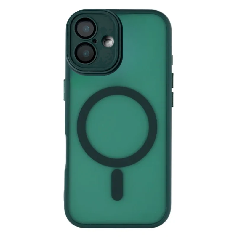 LindeCovers iPhone 11 Premium Transparent Cover - MagSafe Kompatibel 09 Alpine Green