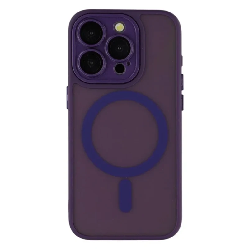 LindeCovers iPhone 11 Pro Premium Transparent Cover - MagSafe Kompatibel 06 Dark Purple