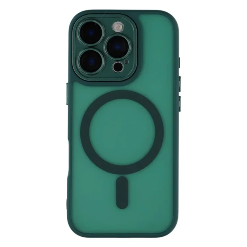 LindeCovers iPhone 11 Pro Premium Transparent Cover - MagSafe Kompatibel 09 Alpine Green