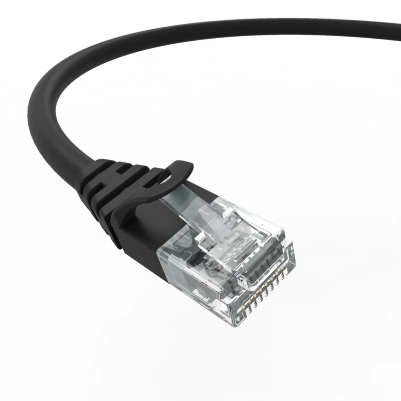 LindeCables CAT6 U/UTP Netværkskabel - 0.5 m Sort