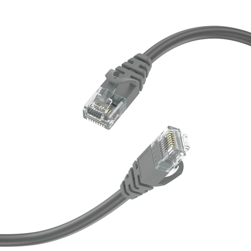 LindeCables CAT6 U/UTP Netværkskabel - 1 m Grå