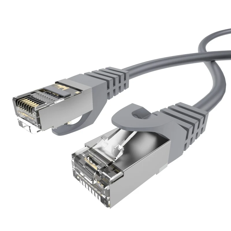 LindeCables CAT6A S/FTP Netværkskabel - 2 m Grå