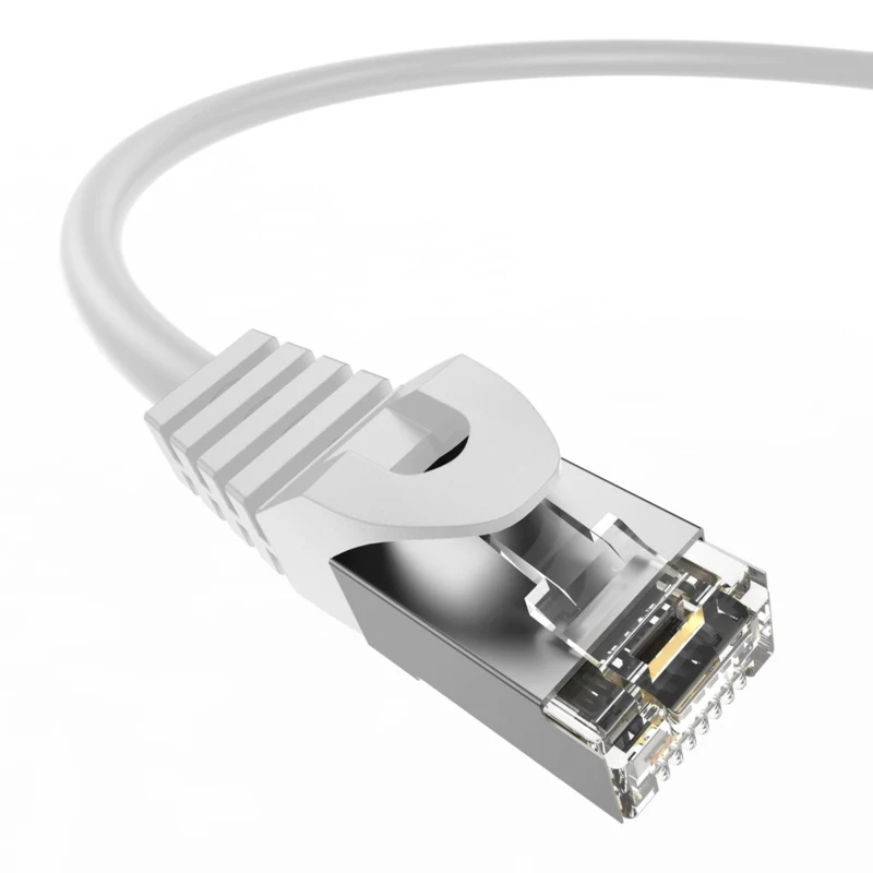 LindeCables CAT6A S/FTP Netværkskabel - 5 m Hvid