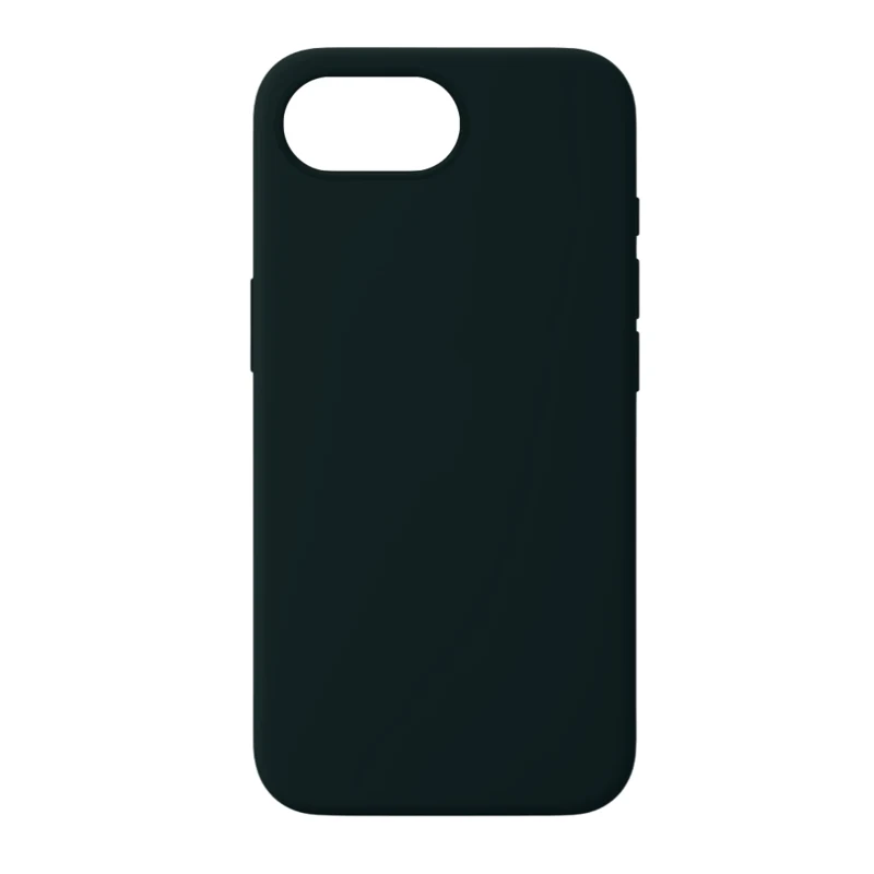 LindeCovers iPhone 16e - Silikonecover 49 Green Black