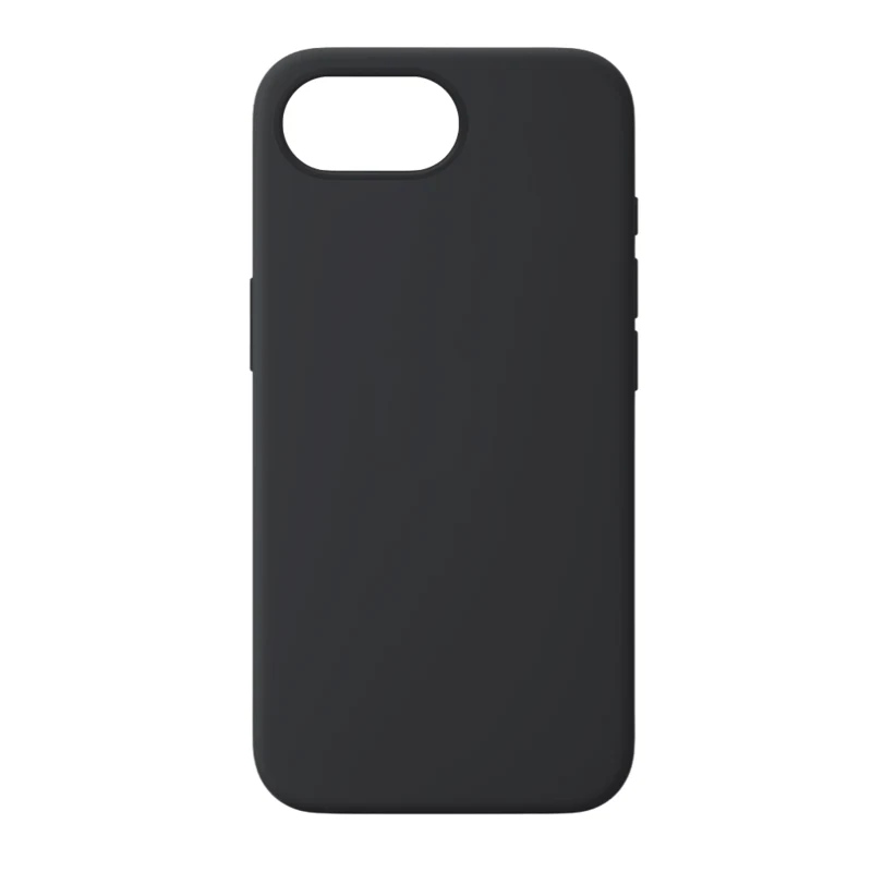 LindeCovers iPhone 16e - Silikonecover 15 Charcoal Gray Black