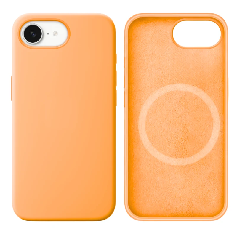LindeCovers iPhone 16e Silikonecover - MagSafe Kompatibel 69 Honeydew