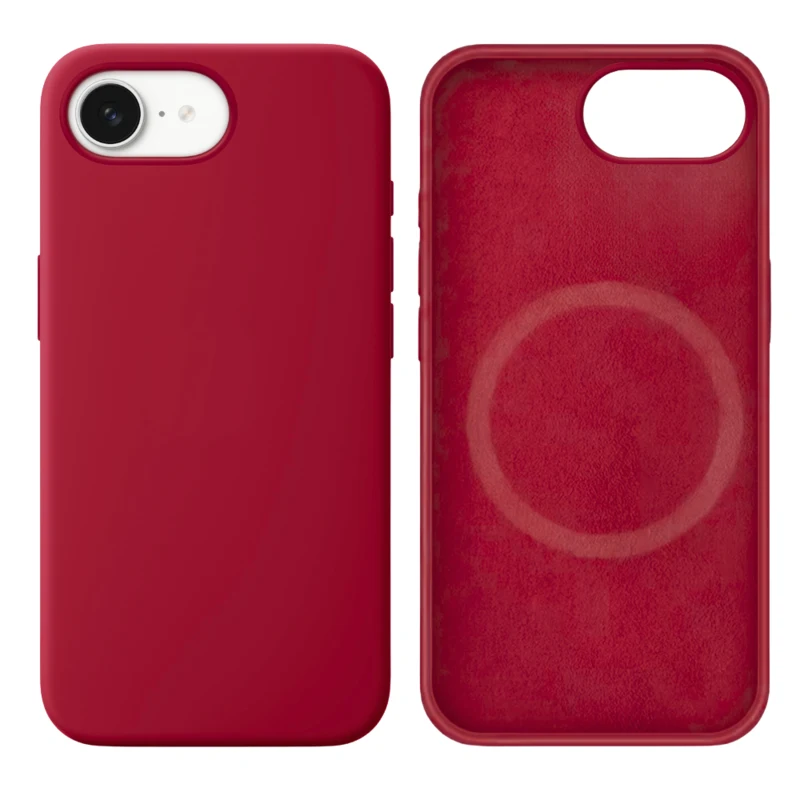 LindeCovers iPhone 16e Silikonecover - MagSafe Kompatibel 36 Rose Red