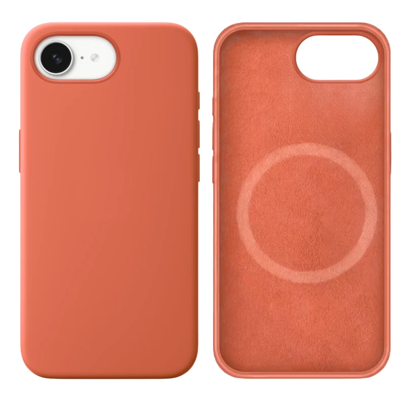 LindeCovers iPhone 16e Silikonecover - MagSafe Kompatibel 27 Begonia