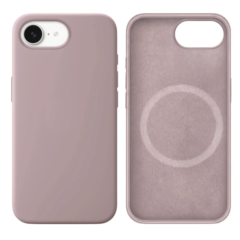 LindeCovers iPhone 16e Silikonecover - MagSafe Kompatibel 7 Lavender Violet