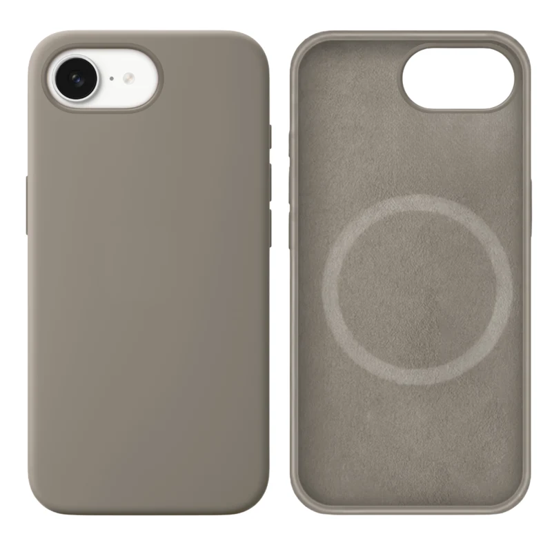 LindeCovers iPhone 16e Silikonecover - MagSafe Kompatibel 23 Pebble