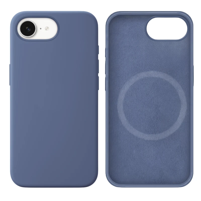 LindeCovers iPhone 16e Silikonecover - MagSafe Kompatibel 46 Lavender Gray