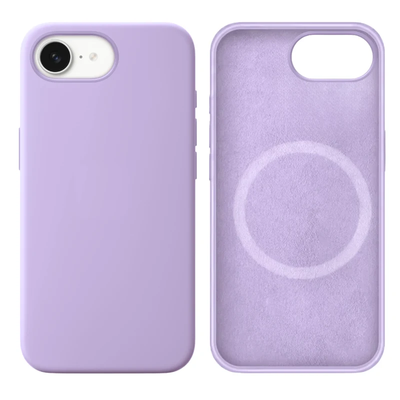 LindeCovers iPhone 16e Silikonecover - MagSafe Kompatibel 76 Lilac
