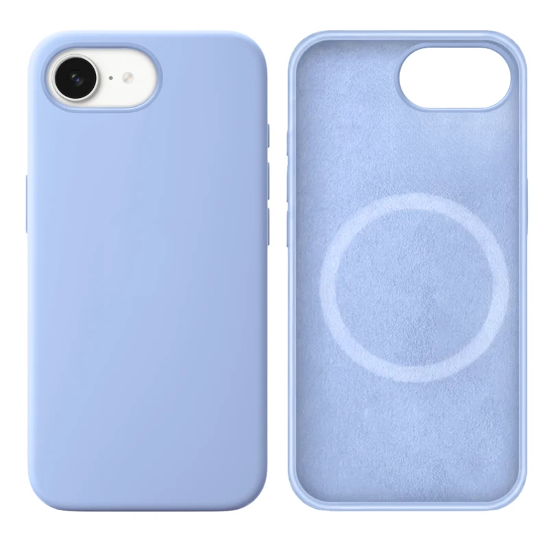 LindeCovers iPhone 16e Silikonecover - MagSafe Kompatibel 5 Lilac Purple